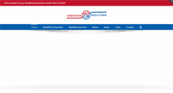 Desktop Screenshot of americanbackflowsolutions.com
